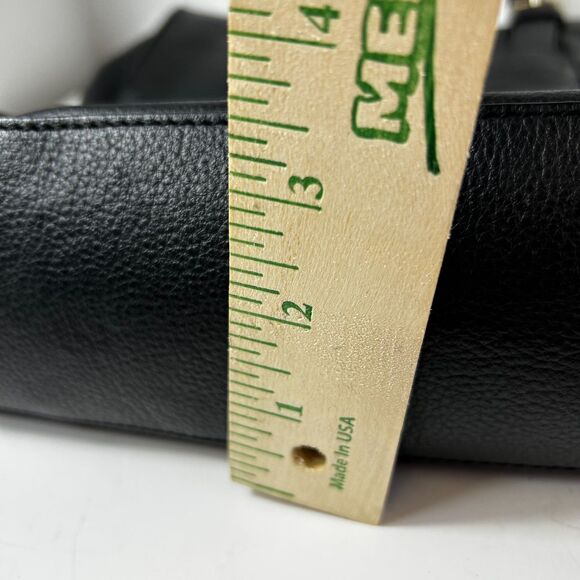 Banana Republic Black Leather Commuter Career Tote Bag - Picture 13 of 14